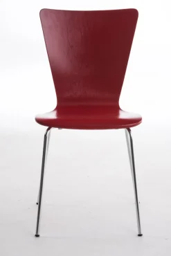 2er Set Besucherstuhl Jaron mit Holzsitz und Metallgestell Farbe: Natura ^ TPFLiving Online