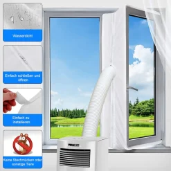 Fenster-Set Erweiterung Fenster Abdichtung Klimagerät / Trockner - 3m ^ TPFLiving Sale