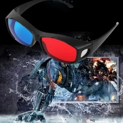TPFNet Anaglyphenbrille 3D Brille Kunststoff Schwarz - 1 Stück Outlet