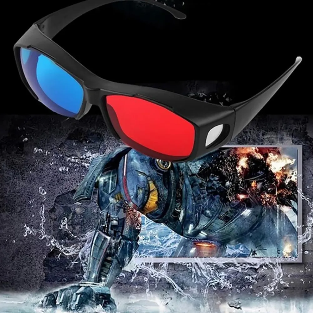 TPFNet Anaglyphenbrille 3D Brille Kunststoff Schwarz - 1 Stück Outlet
