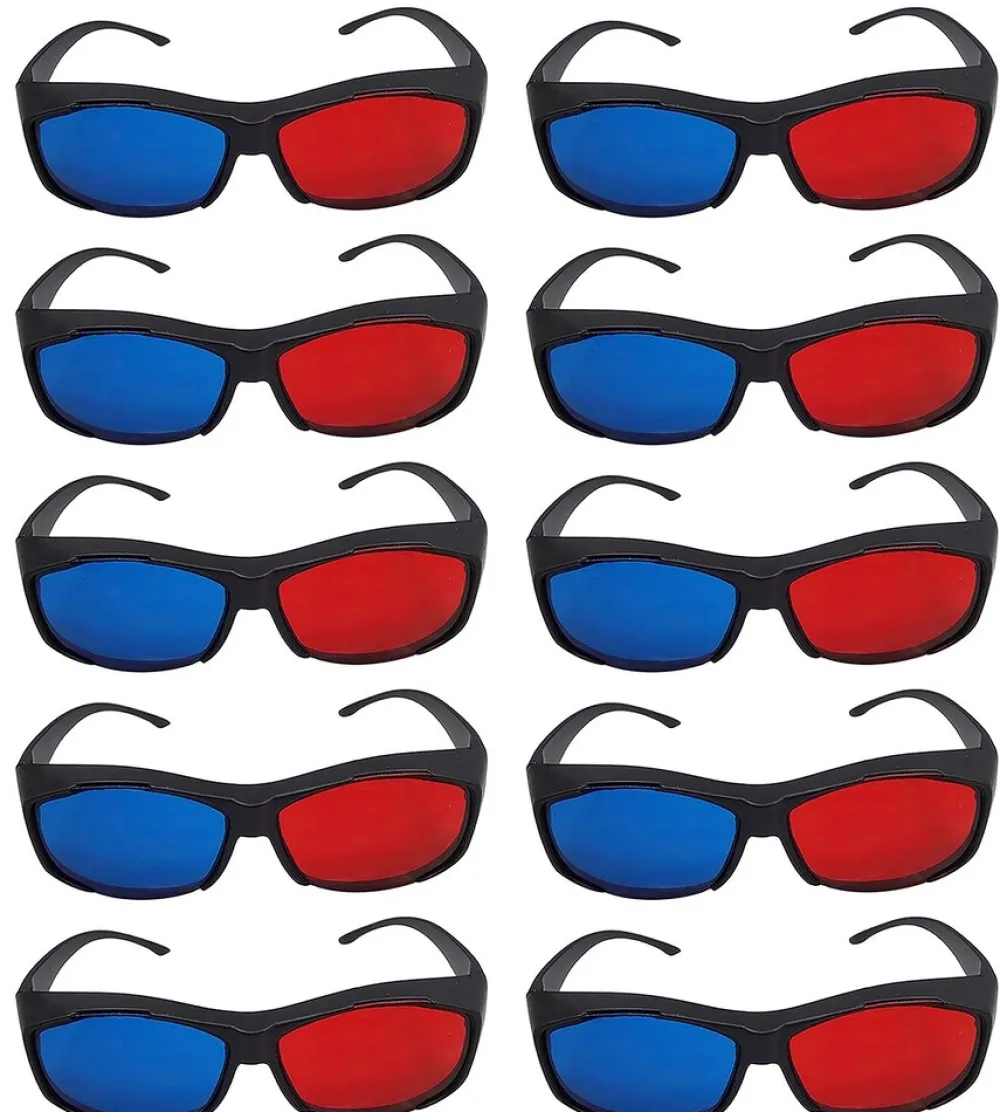 TPFNet Anaglyphenbrille 3D Brille Kunststoff Schwarz - 1 Stück Outlet