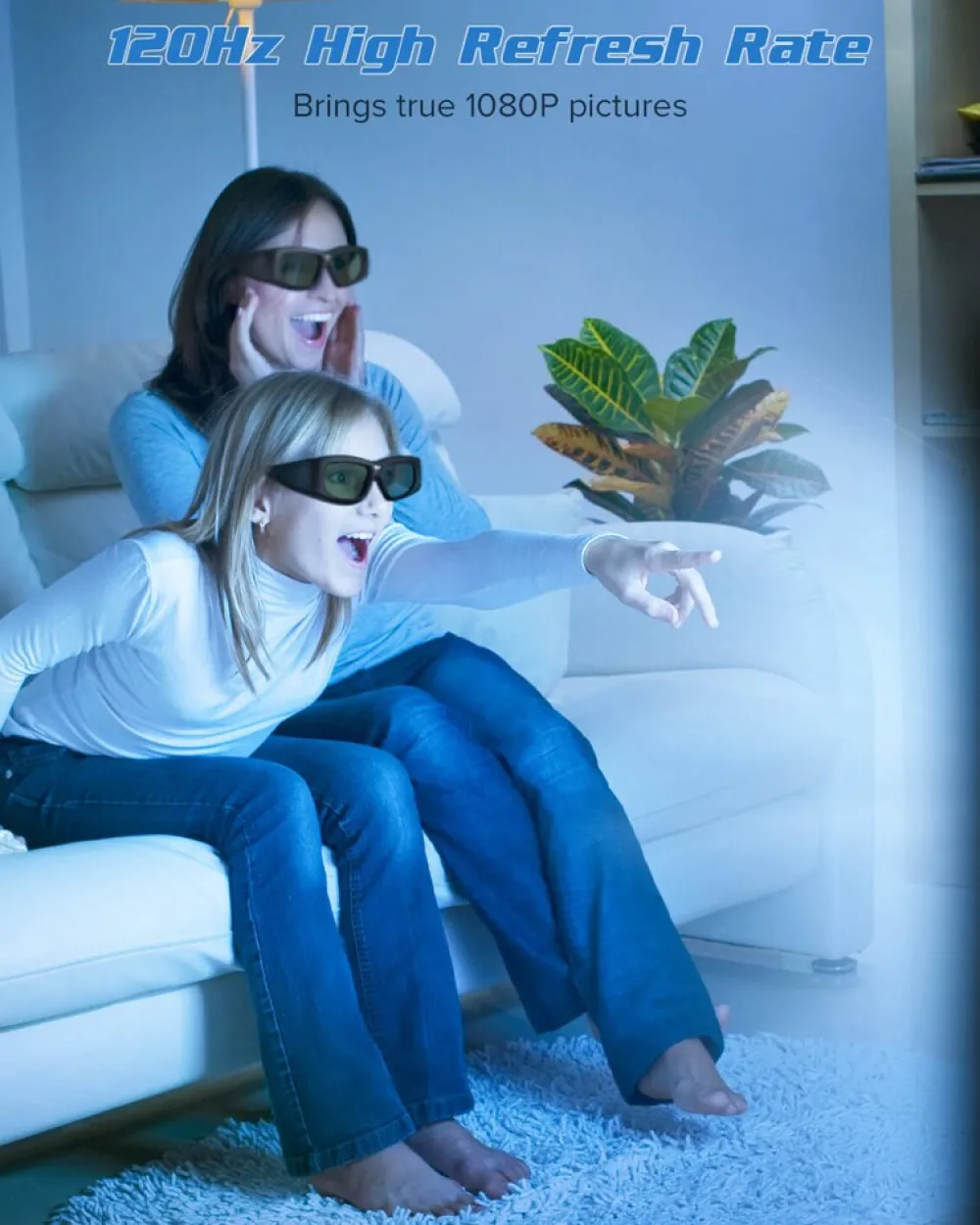 3D Brille Aktive Shutter für Bluetooth / RF 3D Geräte - 2 Stück ^ TPFNet