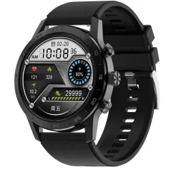 TPFNet Smart Watch / Fitness Tracker IP67 - Silikon Armband - Android & IOS - / Schwarz Online