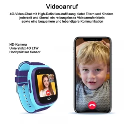 TPFNet Smart Watch für Kinder - IP67 - Silikon Armband - Android & IOS - Schwarz Rosa Best
