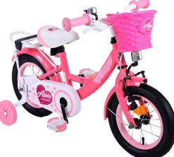 Tpfsports Ashley Kinderfahrrad - Mädchen - 12 Zoll - Rücktritt + Handbremse - Grün Rosa Best