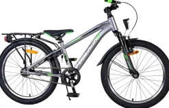 Tpfsports Cross Kinderfahrrad - Jungen - 20 Zoll - Rücktritt + Handbremse - Grau Blau New