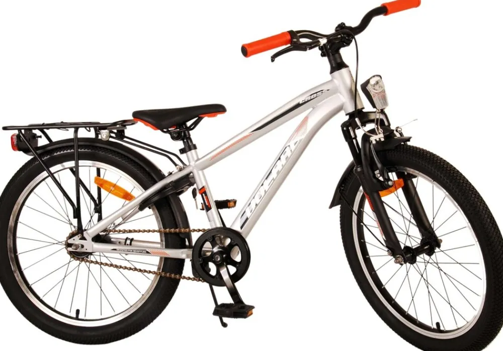 Tpfsports Cross Kinderfahrrad - Jungen - 20 Zoll - Rücktritt + Handbremse - Grau Blau New
