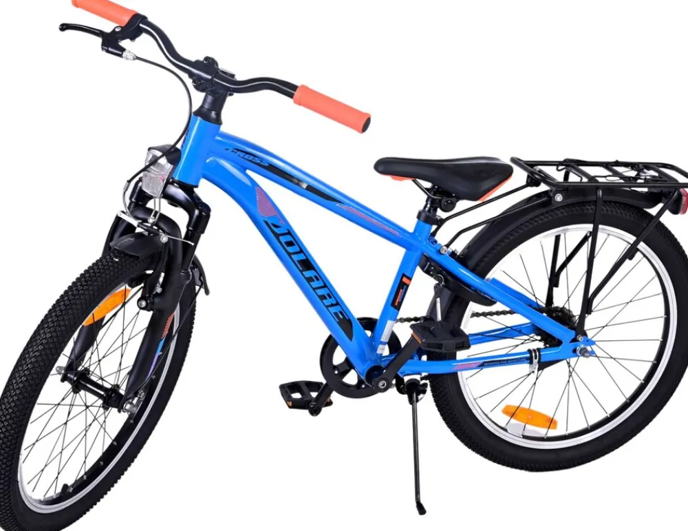 Tpfsports Cross Kinderfahrrad - Jungen - 20 Zoll - Rücktritt + Handbremse - Grau Blau New