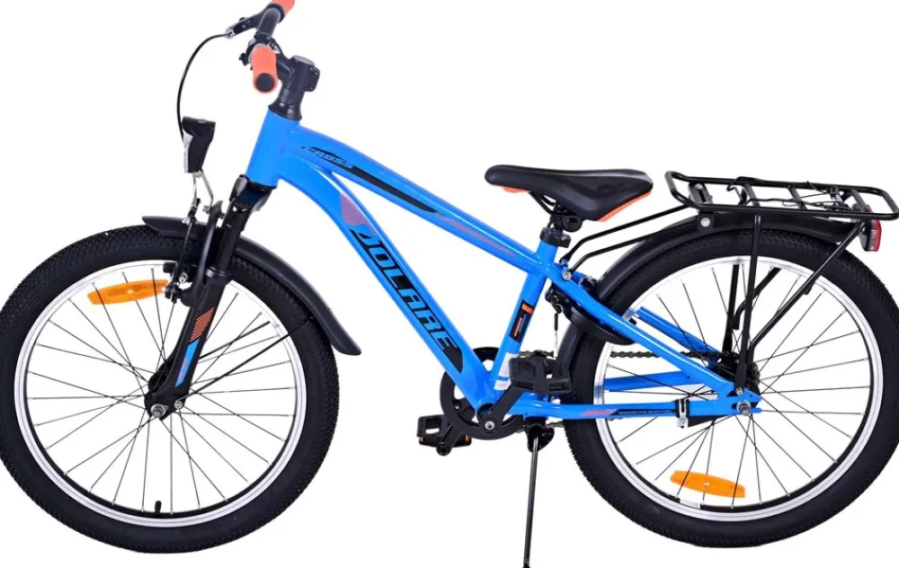 Tpfsports Cross Kinderfahrrad - Jungen - 20 Zoll - Rücktritt + Handbremse - Grau Blau New