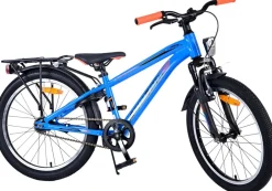 Tpfsports Cross Kinderfahrrad - Jungen - 20 Zoll - Rücktritt + Handbremse - Grau Blau New