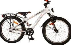 Tpfsports Cross Kinderfahrrad - Jungen - 20 Zoll - Rücktritt + Handbremse - Grau Blau New
