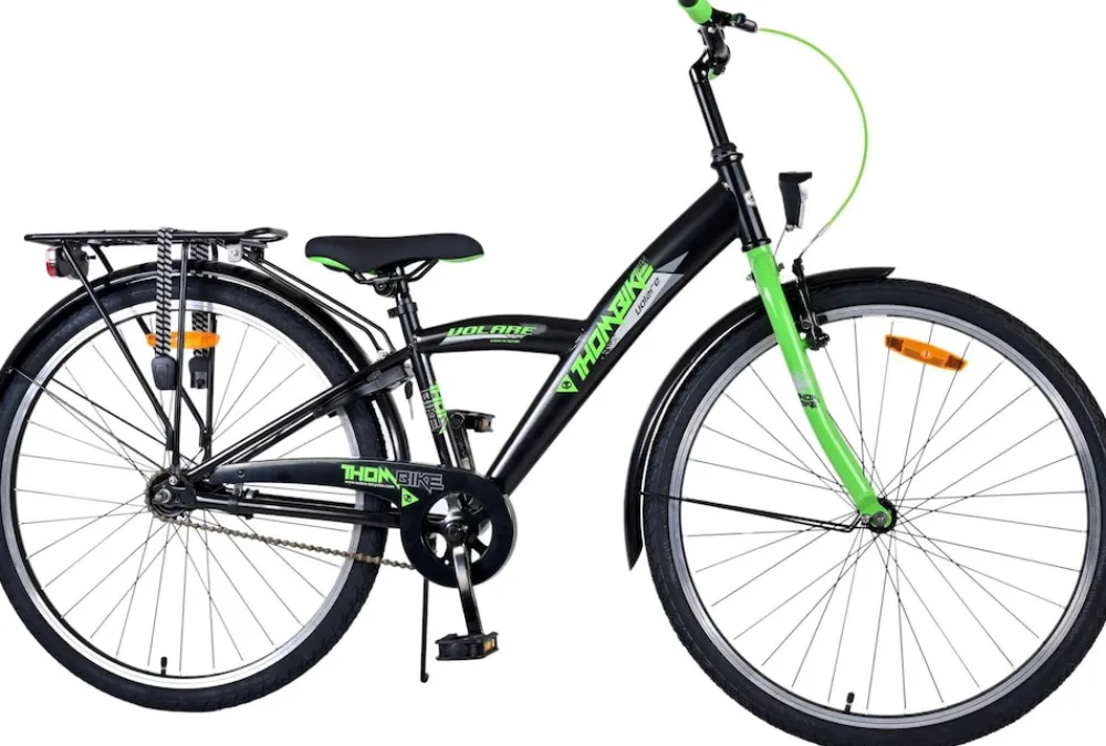 Thombike Kinderfahrrad - Jungen - 26 Zoll - Rücktritt + Handbremse - Grün ^ Tpfsports
