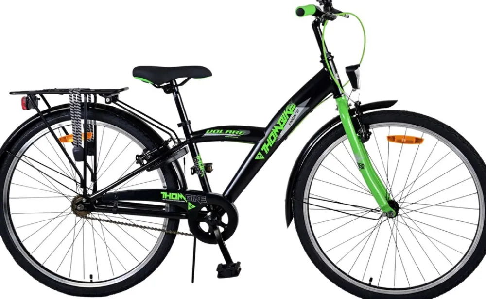 Thombike Kinderfahrrad - Jungen - 26 Zoll - Rücktritt + Handbremse - Grün ^ Tpfsports