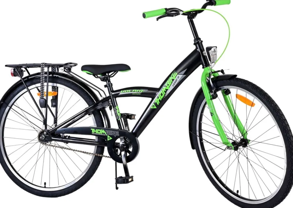 Thombike Kinderfahrrad - Jungen - 26 Zoll - Rücktritt + Handbremse - Grün ^ Tpfsports