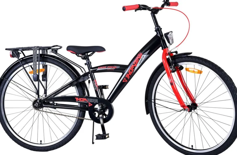 Thombike Kinderfahrrad - Jungen - 26 Zoll - Rücktritt + Handbremse - Grün ^ Tpfsports