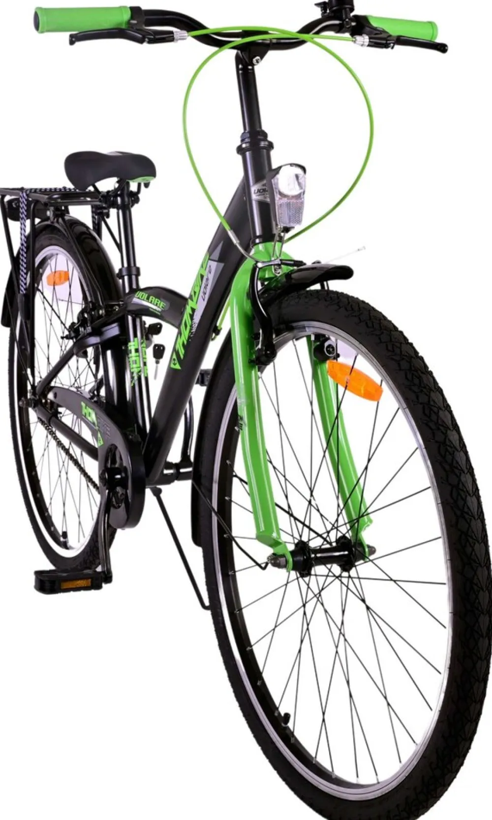 Thombike Kinderfahrrad - Jungen - 26 Zoll - Rücktritt + Handbremse - Grün ^ Tpfsports