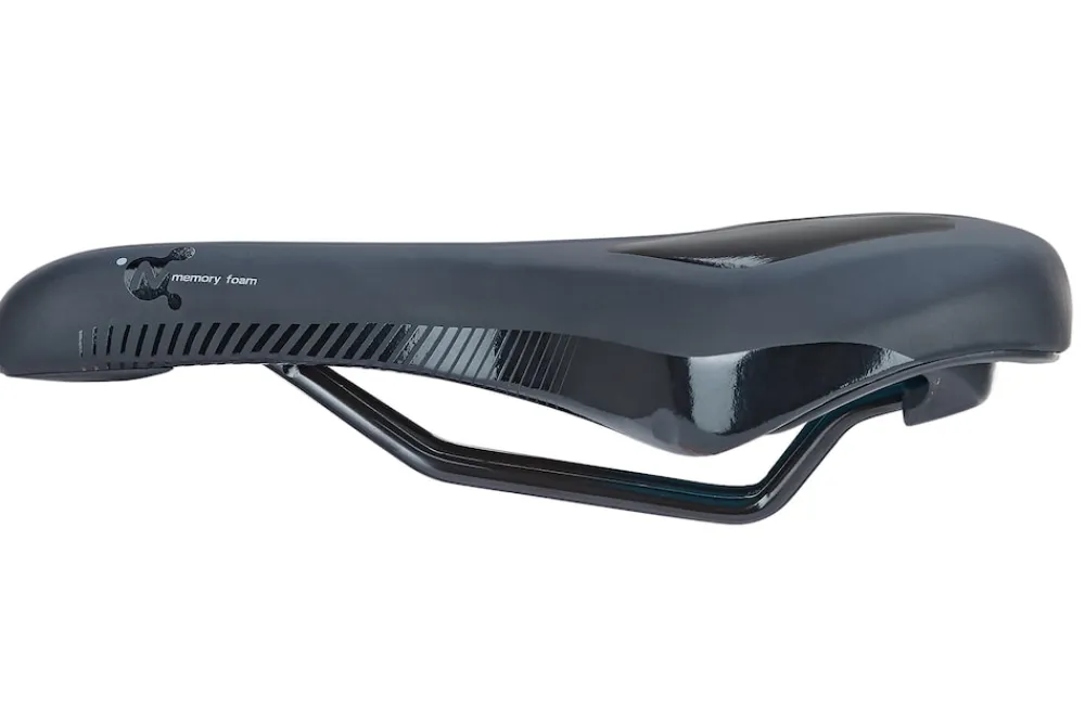 Trekking-Sattel, mit Memory Foam, mit Fixierungsskala, Farbe: schwarz ^ Prophete Best