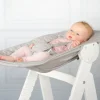 ROBA Baumann Treppenhochstuhl 'Born Up', Set 2in1, 'roba Style grau', Hochstuhl mit Liegefunktion, ab Geburt Hot
