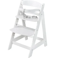 ROBA Baumann Treppenhochstuhl 'Born Up', Set 2in1, 'roba Style grau', Hochstuhl mit Liegefunktion, ab Geburt Hot