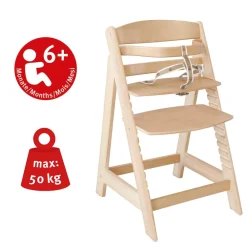 Treppenhochstuhl 'Sit Up III', mitwachsend bis zum Jugendstuhl, Holz ^ ROBA Baumann New