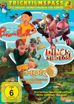 Trickfilmspaß - Die große Animationsbox für Kinder (3 DVDs) ^ PLAION GmbH Sale