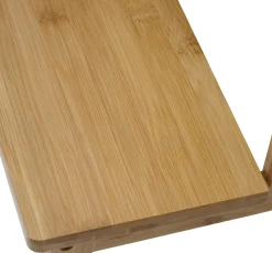 MCW Tritthocker -B87, Stufenhocker Trittbank Holzhocker, Bambus 43x47x38cm Clearance