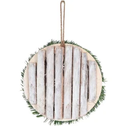 MCW Türkranz -M19, Dekokranz Weihnachtsdeko Kranz Weihnachtskranz, Tannenzapfen Holz rund Ø30cm Sale