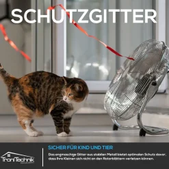 ® Bodenventilator Windmaschine mit drei Geschwindigkeitsstufen 100W, verstellbar ?45cm ^ Tronitechnik Discount