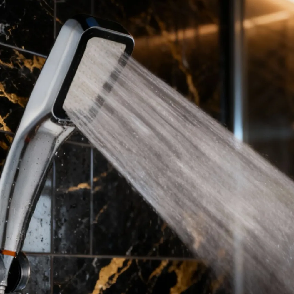 ® Duschbrause Handbrause Duschkopf Massagedusche Brause BOOST mit 300 feinen Wasserstrahlen ^ Tronitechnik Discount