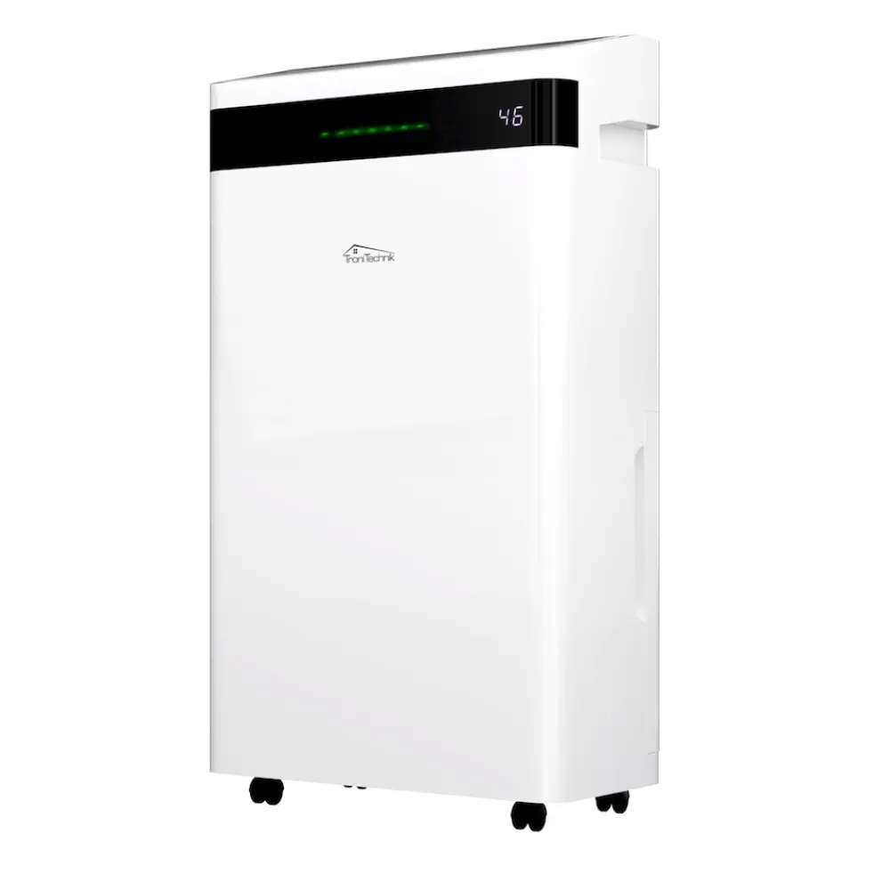 Tronitechnik ® Luftentfeuchter TT-EF 04.1, WiFi steuerbar, 20l/24h, 5,5l Tank, Kompressor, Auto-Swing, Timer, Farb-LED, Ionisator, für Räume bis 30m² Best