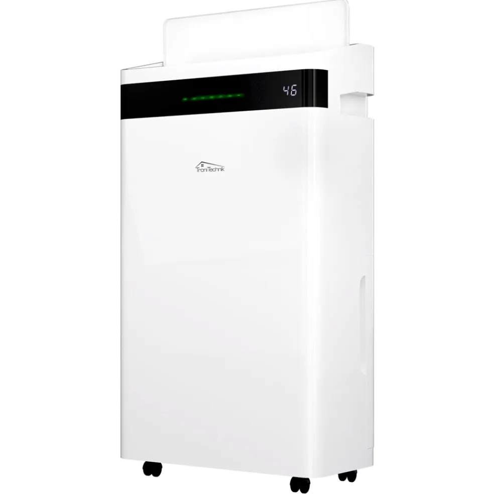 Tronitechnik ® Luftentfeuchter TT-EF 04.1, WiFi steuerbar, 20l/24h, 5,5l Tank, Kompressor, Auto-Swing, Timer, Farb-LED, Ionisator, für Räume bis 30m² Best