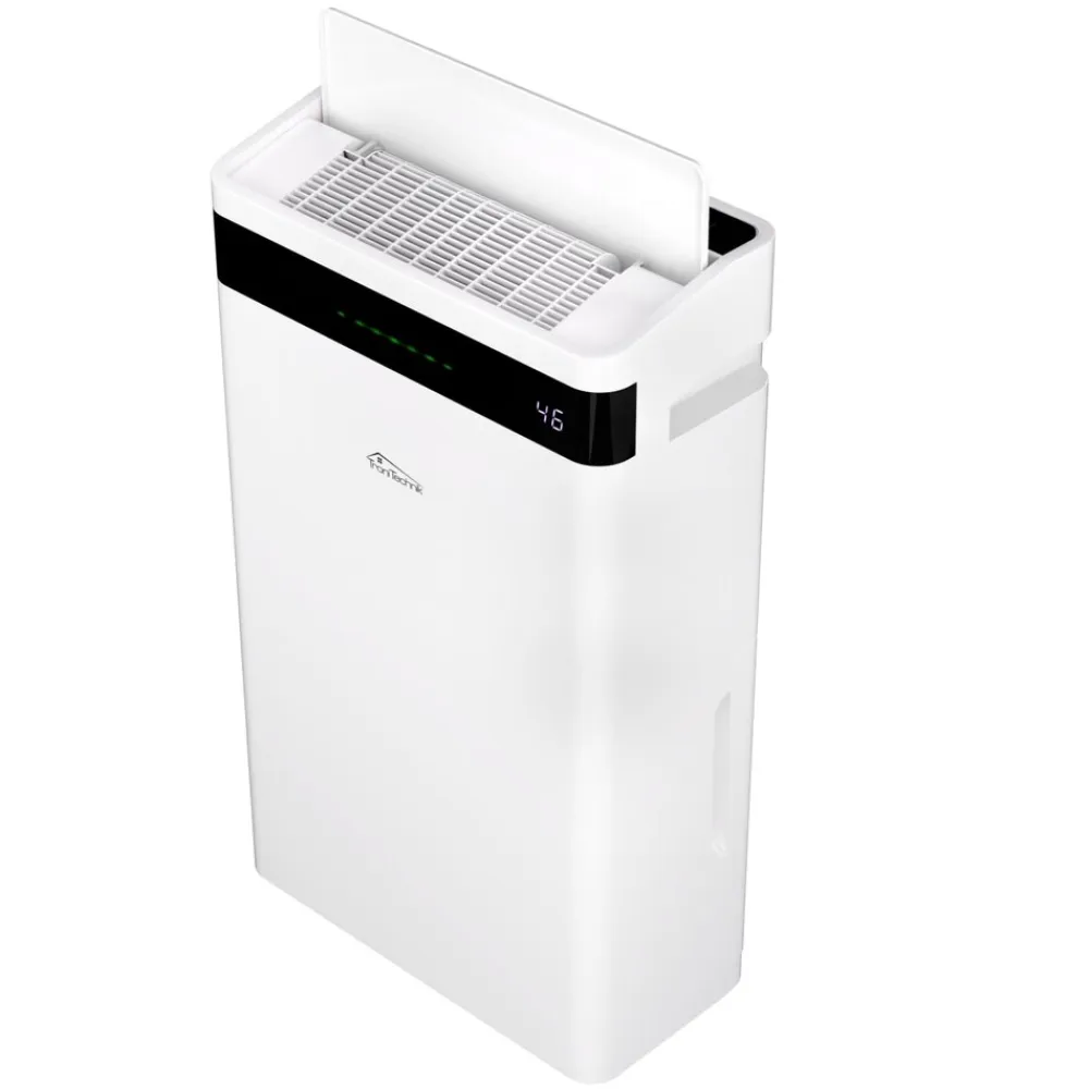 Tronitechnik ® Luftentfeuchter TT-EF 04.1, WiFi steuerbar, 20l/24h, 5,5l Tank, Kompressor, Auto-Swing, Timer, Farb-LED, Ionisator, für Räume bis 30m² Best