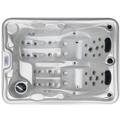 ® Outdoor Whirlpool, 2 Personen, aus Sanitäracryl, winterfest isoliert, Joyonway Spa, Massagedüsen, Liegeplätze, LED, 620 Liter ^ Tronitechnik Best