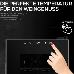 Tronitechnik ® Weinkühlschrank Marseille, Getränkekühlschrank, Minibar Weinkühler, 23 Liter, 8 Flaschen Hot