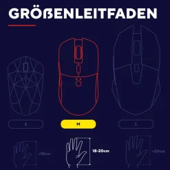 Trust GXT 145 Rexxa Ergonomische Gaming-Maus mit Beleuchtung, Schwarz Sale
