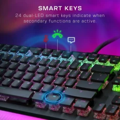 Turtle Beach Vulcan II Max optisch lineare Gaming-Tastatur, Schwarz (DE-Layout) Online