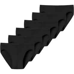 Uncover by Schiesser UNCOVER Cotton 6PACK Superini Herren Sip Schwarz New