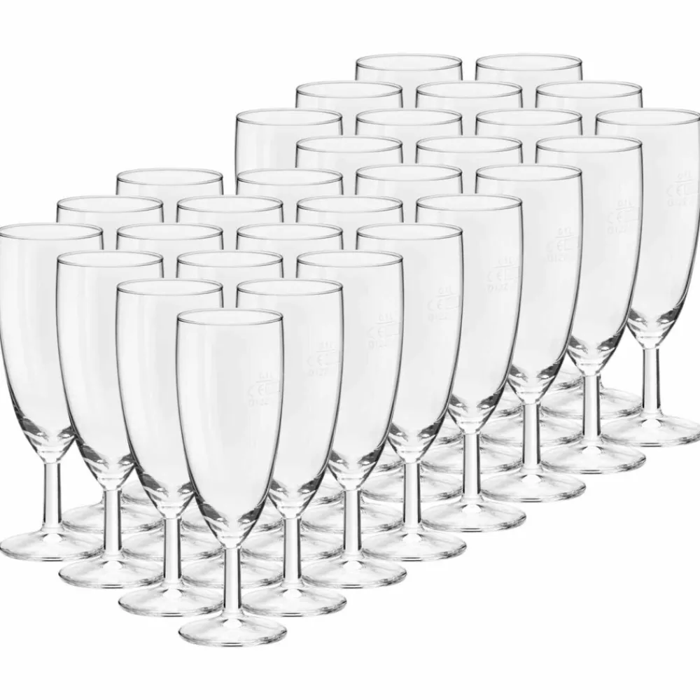 Van Well Sektgläser geeicht Royalty 0,1 l 30er Set transparent Best