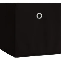 VCM 2er Set Faltbox | Klappbox Stoff Kiste | Faltschachtel | Maße Maße ca. H. 28 x B. 27 x T. 27 cm | Regalbox - Boxas Dunkelbraun Best