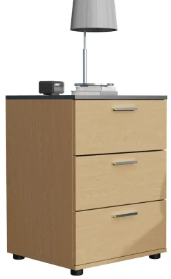 Nachtschrank | Beistelltisch | Nachttisch | Maße ca. H. 59 x B. 46 x T. 42 cm - Testalo ^ VCM Clearance