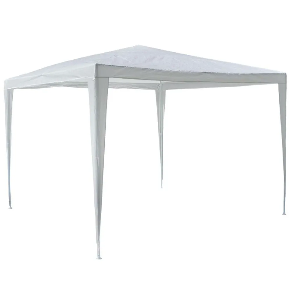 Pavillon | Maße ca. 3x3 m | wasserabweisende 110g / m² PE Plane | Partyzelt | Gartenzelt mit Stahlgestell | Festivalzelt | ^ VCM Clearance