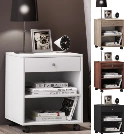 Rollbarer Nachtschrank Rolda ^ VCM Sale
