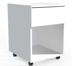 Rollcontainer | Beistellcontainer mit Schubladen | Maße ca. H. 55 x B. 39 x T. 45 cm | Bürocontainer - Dalosa 1 Schublade ^ VCM Discount