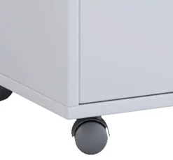 VCM Rollcontainer | Beistellcontainer mit Schublade | Maße ca. H. 54 x B. 45 x T. 38 cm | Bürocontainer - Masola Weiß Clearance