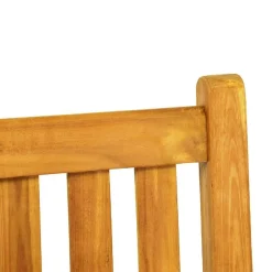 VCM 2-Sitzer Gartenbank Parkbank | hochwertig | massiv |Teak Holz behandelt | handgefertigte | Landhausstil | | Maße L. 120 x B. 62 x T. 50 cm Braun Discount