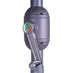 VCM Sonnenschirm Ø 2,9m | Schirm mit Kurbel | neigbar wasserabweisend | UV-Schutz 50 + | Creme Online