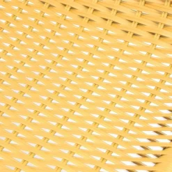 VCM 3-tlg. Gartenmöbelset | Gartengarnitur | Poly-Rattan | Beige | Sitzgarnitur Gelb Outlet