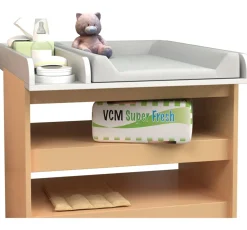 VCM Wickelaufsatz | Maße ca. H. 7 x B. 65 x T. 73 cm | Wickelaufsatz für Schränke - Malira M Weiß Sale