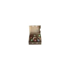 Vedes 102022 - Bieneninsel - Blumen-Kugeln, 6er Pack im Eierkarton Samenmischung Blumensamen Blume New