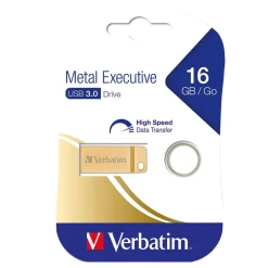 Verbatim Metal Executive USB 3.0 16GB Gold Clearance